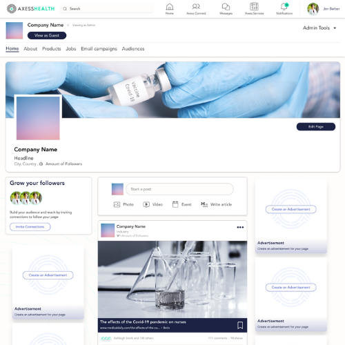 AxessHealth Company Page